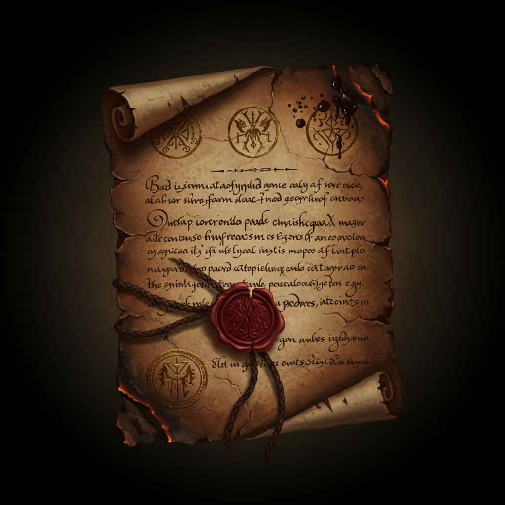 Illustration of Sealed Deed