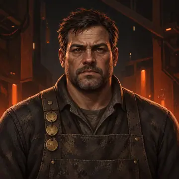 Dace Harrow, Foreman of the Pilgrim Works Counter
